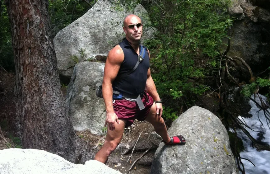 Joe Heinbecker hiking outdoors